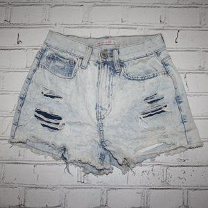 🔵👖 High-Rise Curvy Mom Shorts · SO · Size 1 👖🔵